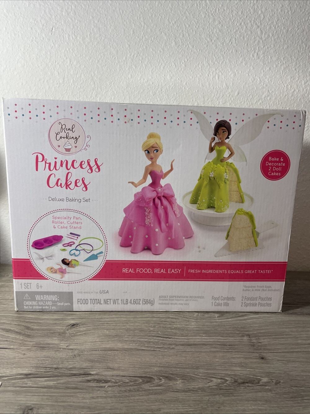 Real Cooking Princess Cakes Deluxe Baking Set Brand New In Box